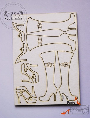 Чипборд від Wycinanka - Paris, Paris - Moulin Rouge, N?1