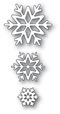 Ножи от Poppystamps - Shiny Snowflakes craft die
