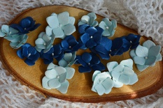 Набор бумажных цветов от WOODchic - "Перламутровые" 064