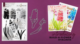 Штампи + Ножі для вирубки від Altenew - Build-A-Flower: Hyacinth