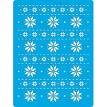 Трафарет - Фабрика Декору - Різдвяний візерунок, 15см х 20см