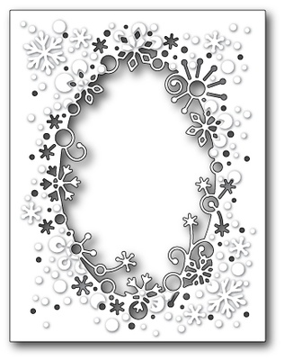 Ніж для вирубки від Memory Box - Flurry Snowflake Frame