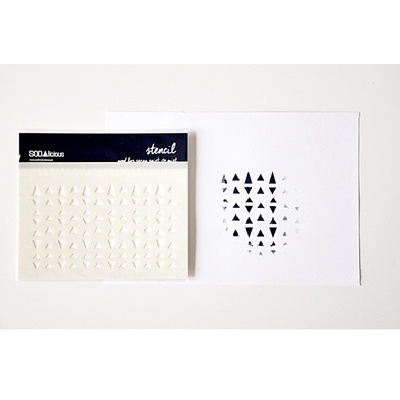 Трафарет SODAlicious - triangles