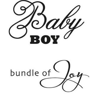 Набір акрилових штампів Marianne Design - Clear Stamps - Baby Boy