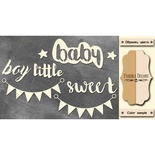 Чипборд Фабрика Декору - FDCH-116, колір молочний, крафт