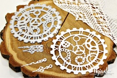 Ніж для вирубки Серветка "Стімпанк зі стрілками" від AgiArt