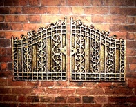 Пластикові ворота під бронзу від E.В.А, розмір 8x4,5см