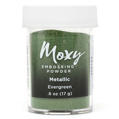 Пудра для ембоссинга Moxy Metallic Evergreen от American Crafts, 17 г