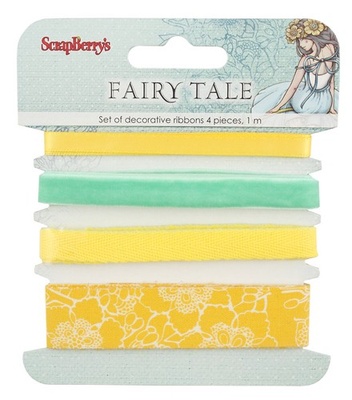 Набор декоративных лент от Scrapberry's - Сказка про Фей, 4шт. по 1м