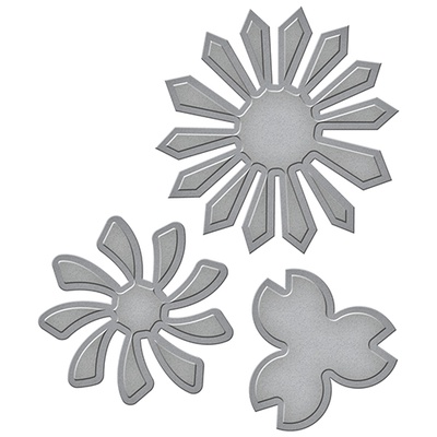 Ніж для вирубки від Spellbinders - Tammy Tutterow Designs - Pinwheel Posies