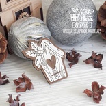 Деревʼяна фішка ScrapBox - Фішка Шпаківня Fl-036