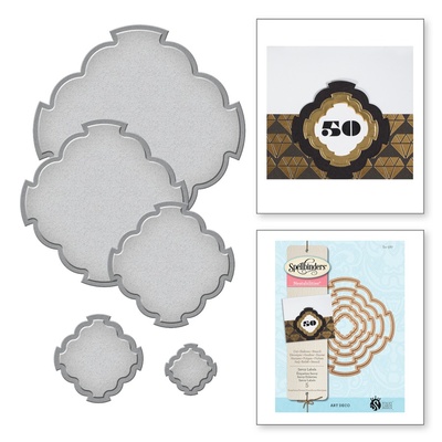 Нож для вырубки от Spellbinders - Art Deco - Savoy Labels