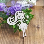 Чипборд от Вензелик - Девочка, размер: 56x67 мм