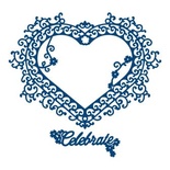 Ніж від TatteRed Lace Interlocking Dies(Set) - Celebrate - серце