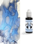 NEW Алкогольные чернила с голубым перламутром от Scrapego - Голубой вертолет, 30 мл