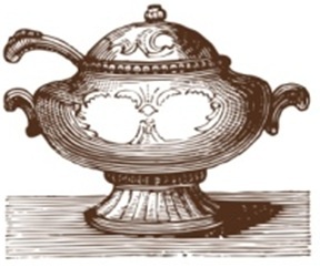 Акриловий штамп K009 «Цукорниця», розмір 5×4,1 см