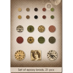 Набор брадс 21 шт.,  Механические иллюзии