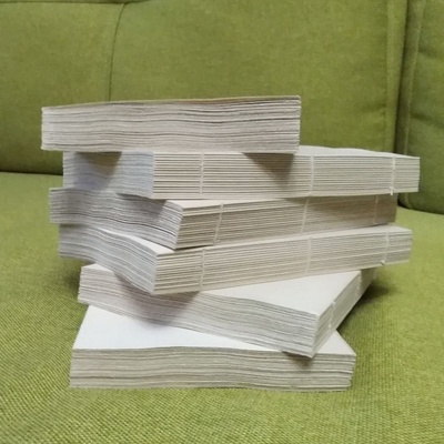 Блок для блокнота А5, зістарений папір, товстий, 140 аркушів