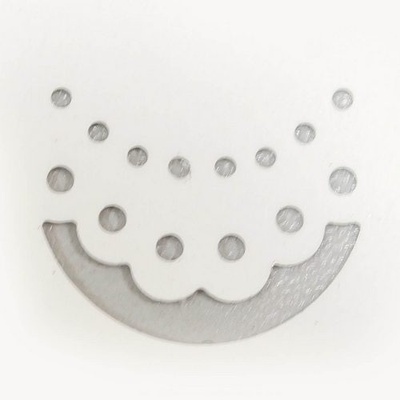 Дырокол бордюрный, 2,5 см Кружево, дизайн 3, ТМ Santi