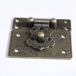 Замок квадратный металлический, 55х47 мм, 2 детали