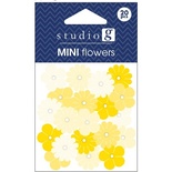 Набір паперових квітів Studio G - Yellow, колір жовтий, 20 штук