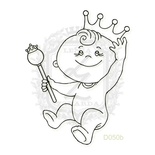 Акриловий штамп Lesia Zgharda D050b Маленький принц