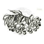 Акриловый штамп Lesia Zgharda FL088 Гроздь рябины, размер 5.6х3.7 см