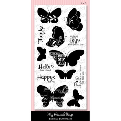 Акриловые штампы My Favorite Things - LJD Blissful Butterflies