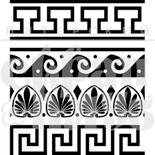 Штамп від ПСК - Греція. Орнаменти, 5х5.8 см