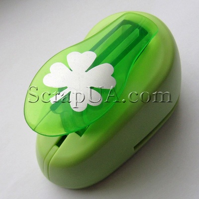 Фигурный дырокол Чарівна Мить - Лист клевера, размер 2.5 см