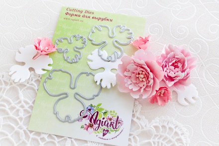 Нож для вырубки от AgiArt - Пионы