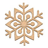 Артборд Сніжинка 30x33 см, ТМ Фабрика Декору