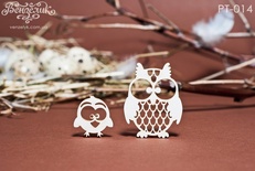 Чипборд від Вензелик - Набір птахів 02, розмір: висота 25 і 43 мм