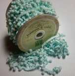 Тесьма с помпонами Pom Pom Trim - Aqua от Melissa Frances. Цвет голубой светлый, 90 см