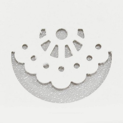 Дірокол бордюрний, 2,5см, 45*14 мм, дизайн 4, ТМ Santi