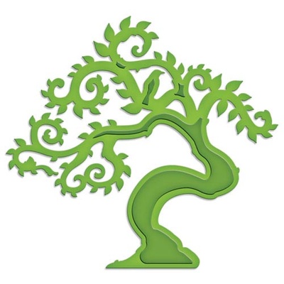 Ніж для вирубки від Spellbinders - Bonsai Tree