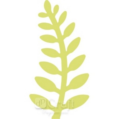 Дірокол фігурний 5см Папороть, TM dpCraft (Dalprint)