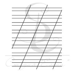 Штамп от Питерского Скрапклуба - Косая Линейка