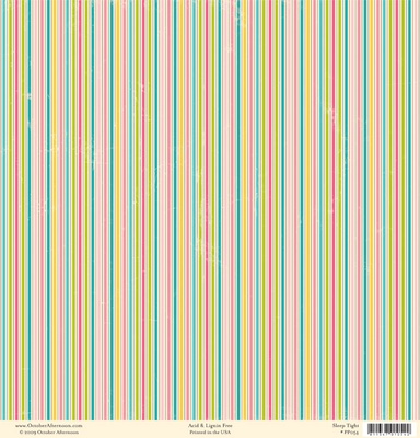 Аркуш двостороннього скрап-паперу від October Afternoon - Ducks in a Collection Collection - Sleep Tight, 30x30