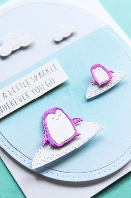 Нож для вырубки от Poppystamps - Whittle Penguins