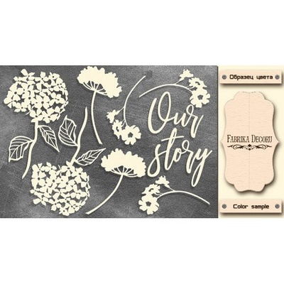 Набір чіпбордів Night garden, колір молочний, ТМ Фабрика Декору