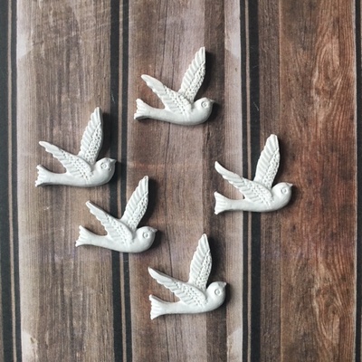 Набір гіпсових пташок від E.В.A., 5шт.