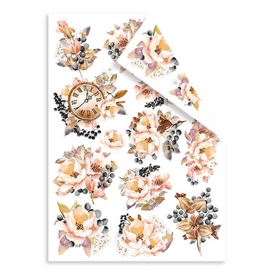 Набір двосторонніх картинок для вирізання Sentimental Story 15х20см, ТМ Фабрика Декору