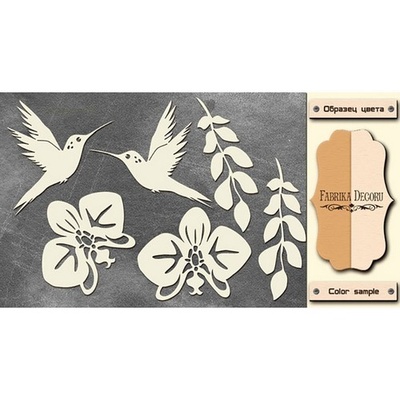 Набір чіпбордів ТМ Фабрика Декору FDCH-169, колір молочний, крафт