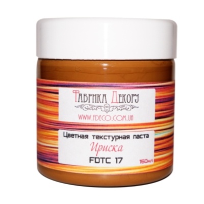 Кольорова текстурна паста - Фабрика Декору - Іриска, 150 мл