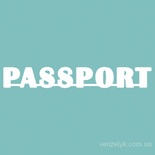 Чипборд від Вензелик - Паспорт 03, розмір: 7x50 мм