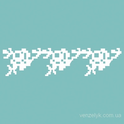 Чипборд від Вензелик - Вишивка Узор, розмір: 27x115 мм