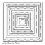 Лезвие My Favorite Things - Die-namics Inside and Out Stitched Square STAX, 7 шт.