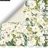 Аркуш одностороннього паперу з золотим тисненням від Scrapmir - " Розарій" з колекції Tenderness, 30x30 см