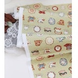 Хлопок Полуденный чай (Корея) - зеленый, размер:45х55см